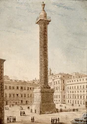 Die Säule des Marcus Aurelius, Rom